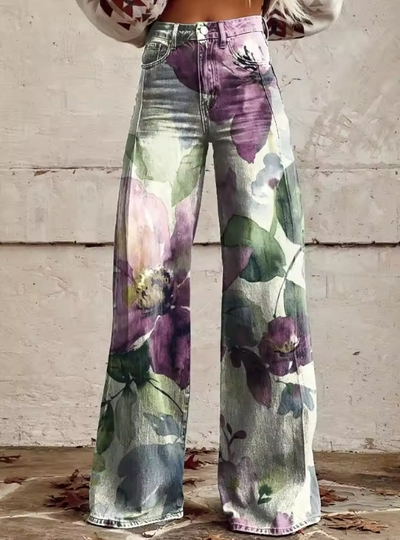 Alessia | Calças Boho Vintage com Estilo Único e Sofisticado