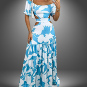 Stella | Vestido Longo Ajustado Artesanal