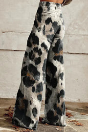 Cheetah | Calças Boho Vintage com Estampa Chique
