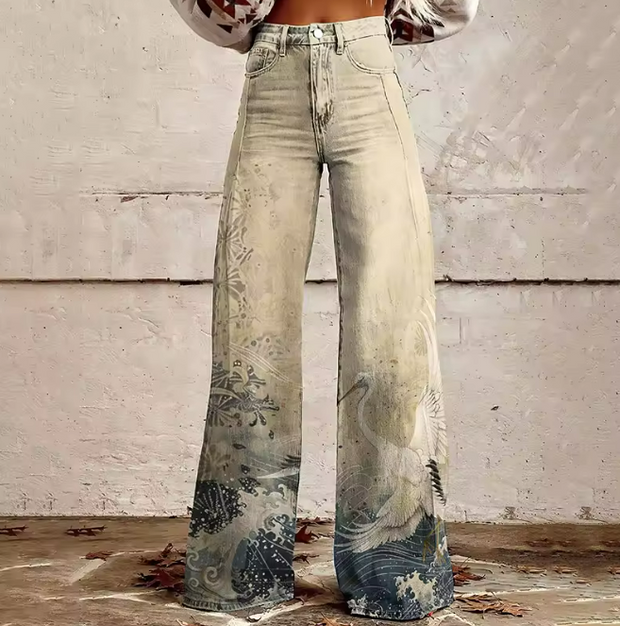 Ondata | Calças Boho Estilo Japonês