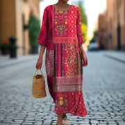 Lauren - Vestido Maxi Boho de Caimento Solto