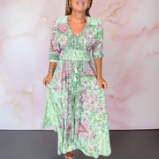 Lívia – Vestido Elegante com Decote em V