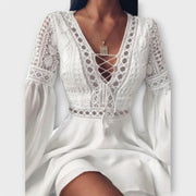 Paula - Vestido Boho Curto Perfeito