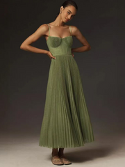 Edith – Vestido Elegante Plissado