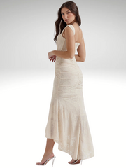 VESTIDO SEREIA EM RENDA LUXUOSA