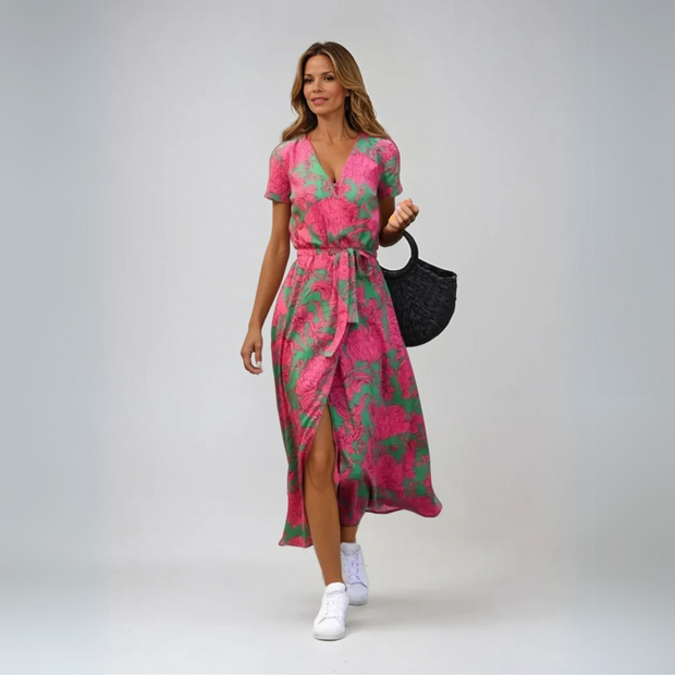 Suzanne - Vestido Elegante com Decote em V