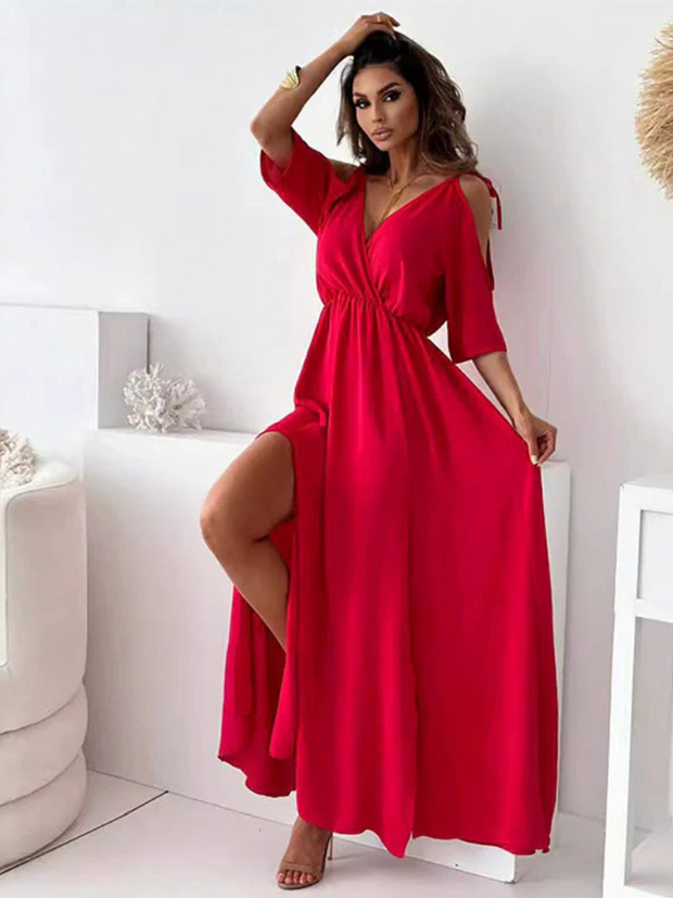 VESTIDO MAXI VELIA SPLIT