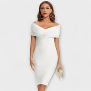 Ofélia - Vestido Elegante com Decote em V