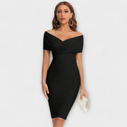 Ofélia - Vestido Elegante com Decote em V