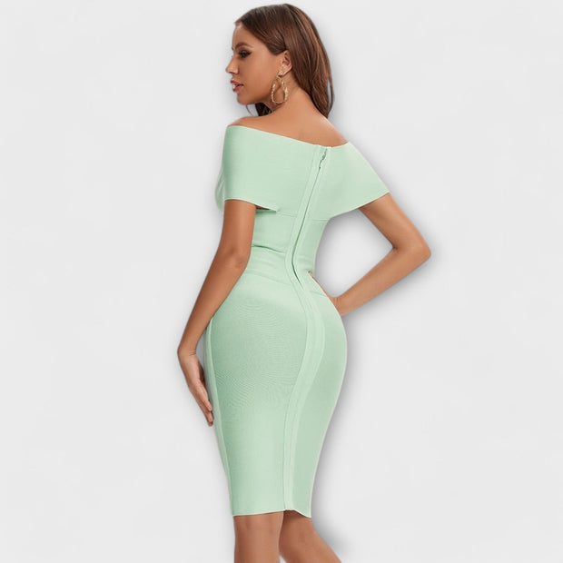 Ofélia - Vestido Elegante com Decote em V