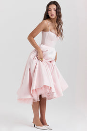 Cynthia - Vestido Midi Elegante de Tule