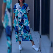 Lyra - Vestido Elegante com Estampa Floral