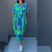 Lyra - Vestido Elegante com Estampa Floral