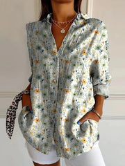 Bristal - Cardigan Floral Cozy Meadows com Botões